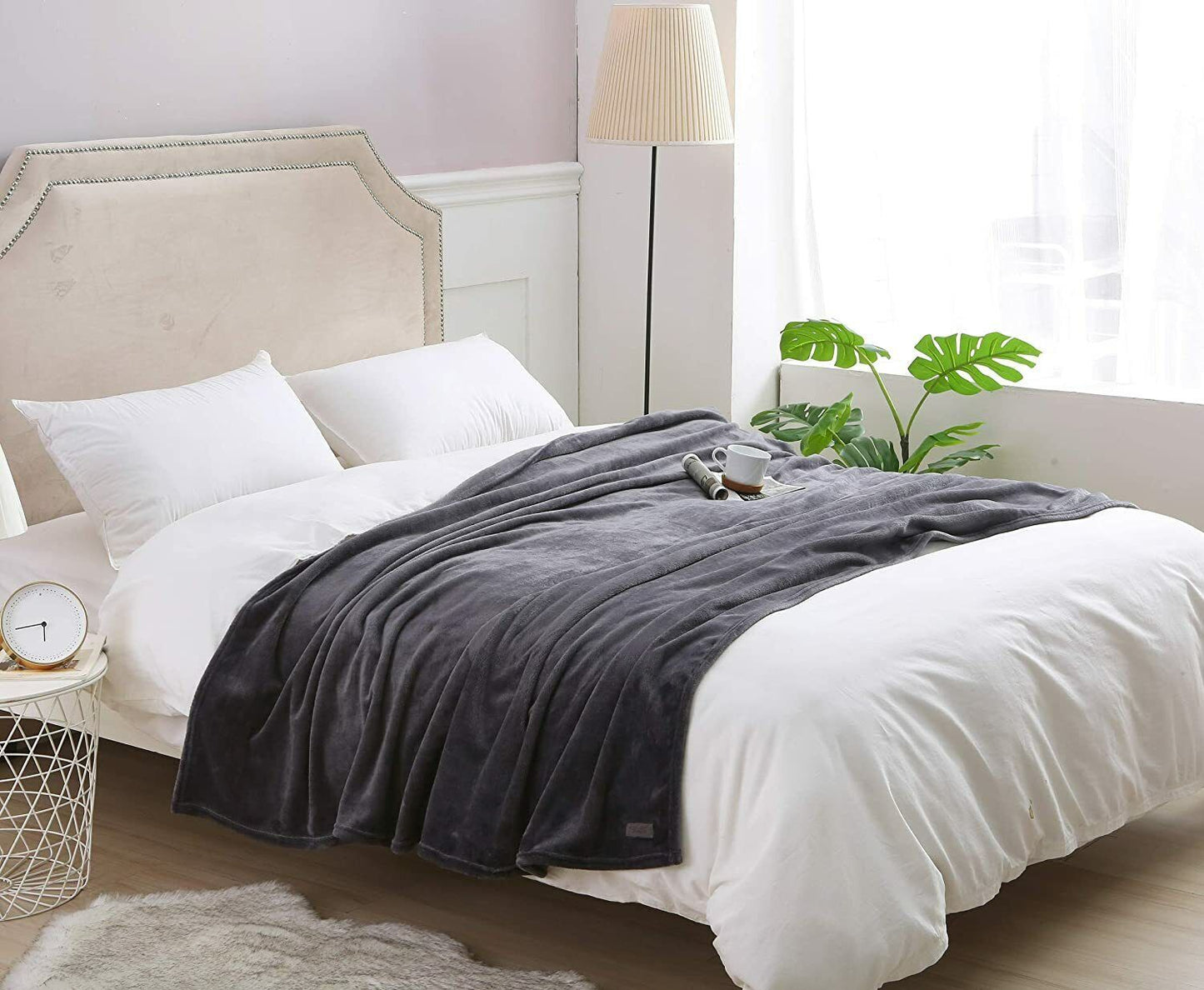 Kuscheldecke Flauschige Wohndecke Flanell Fleecedecke Sofadecke 130x150cm