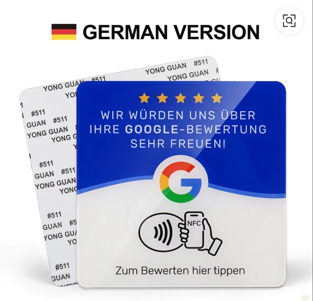 Google Bewertungs Karte