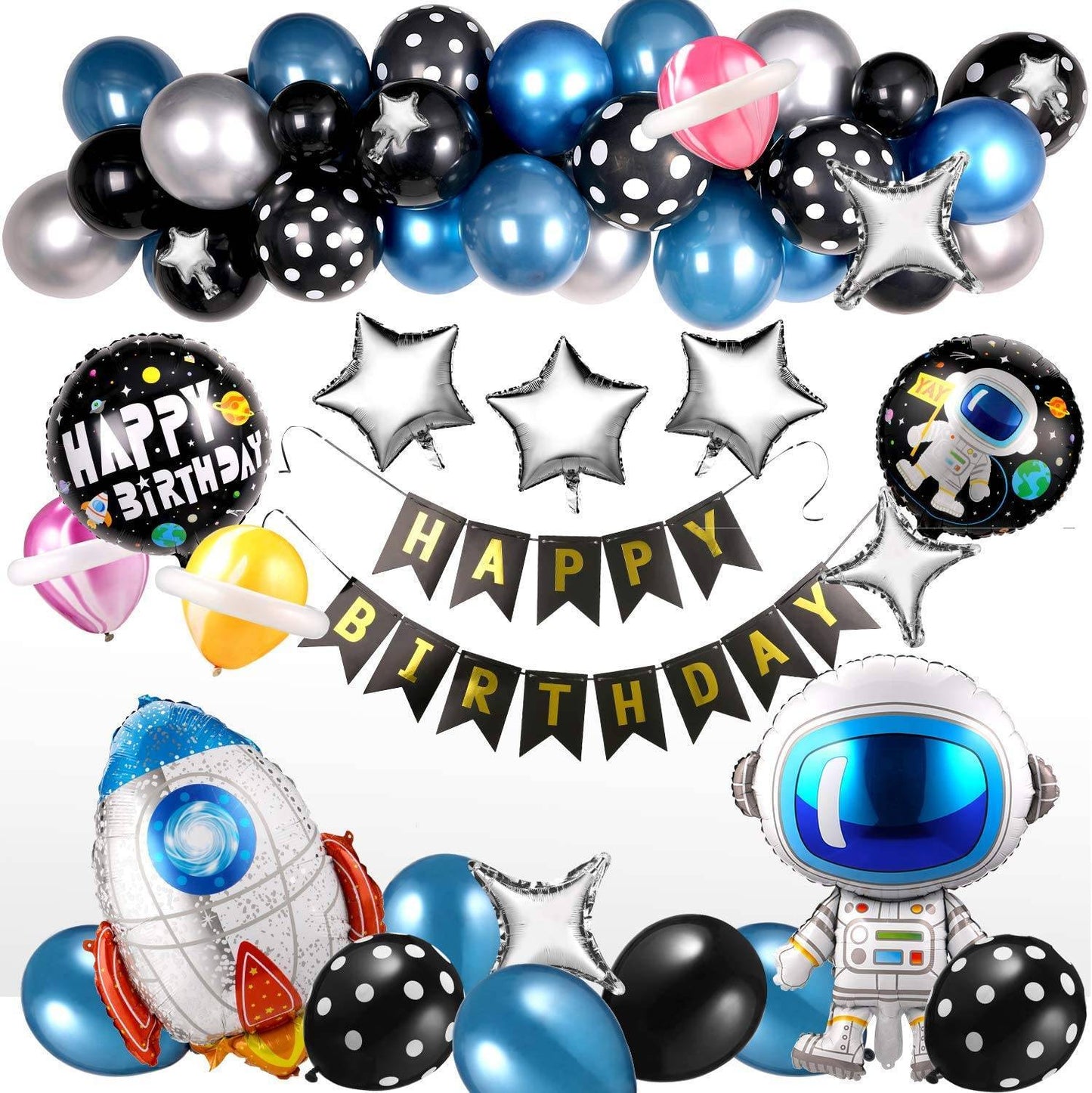 Mission Birthday – Deko für kleine Helden im All