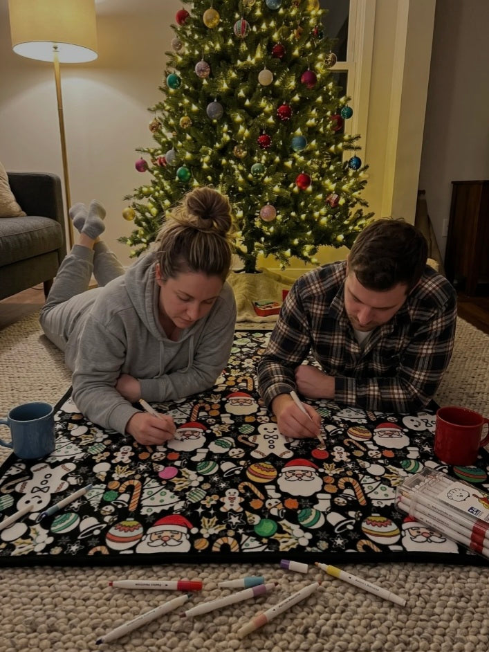 Winter Doodle Blanket