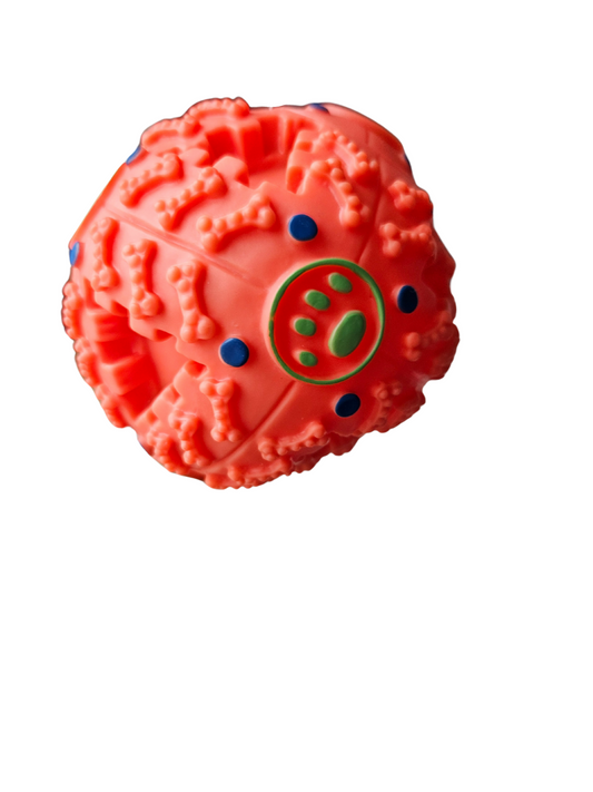 Giggle Ball – The indestructible sound ball made of TUF for dogs & cats!