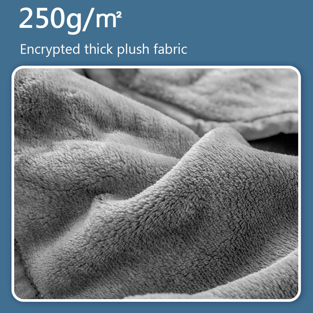 Kuscheldecke Flauschige Wohndecke Flanell Fleecedecke Sofadecke 130x150cm